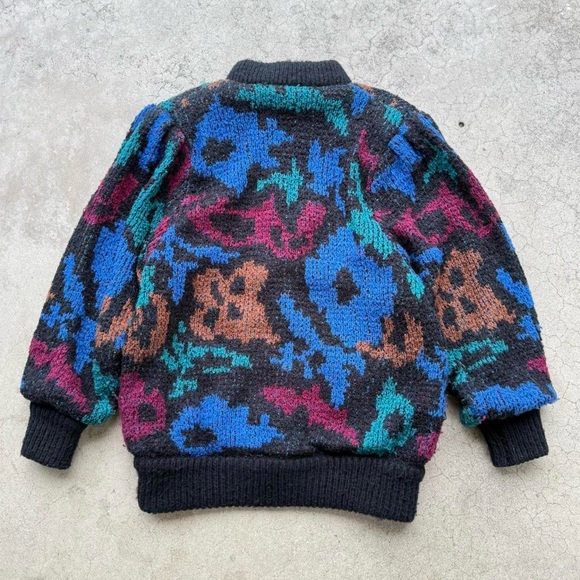 Vintage 80’s Rochelle California Colorful Abstract ZipUp Lined Jacket - Picture 8 of 8